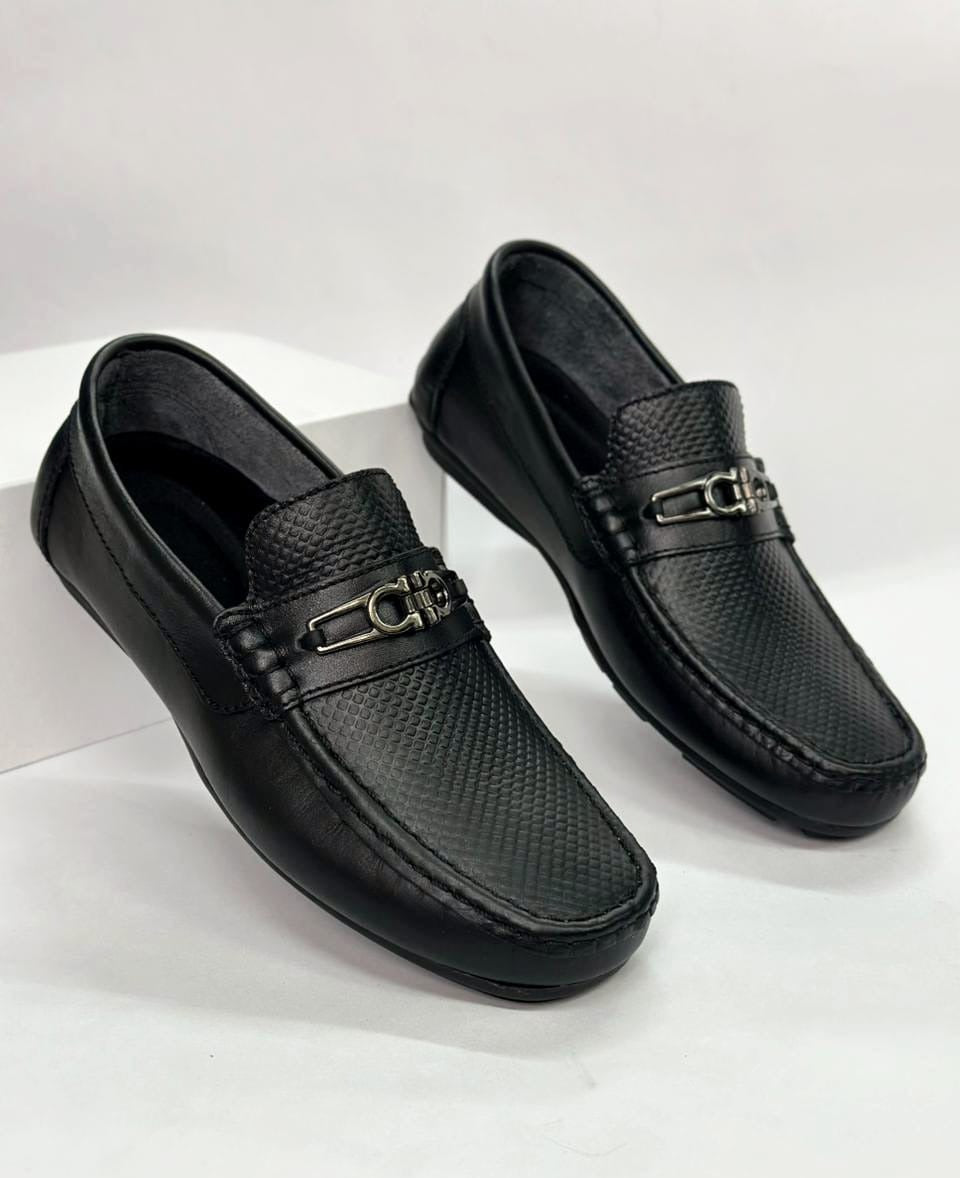 Mocasines para caballero en Cuero