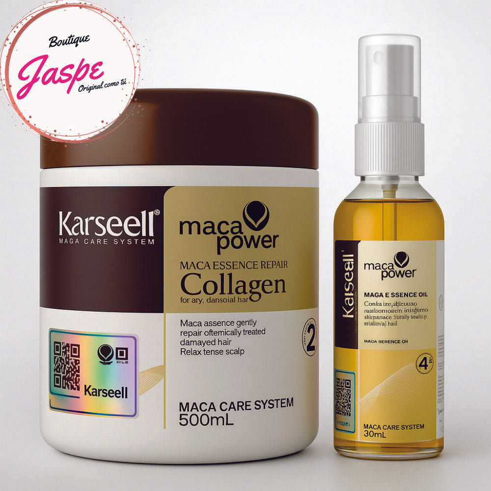 Karseell Combo Capilar Reparador con Colágeno y Aceite de Argán