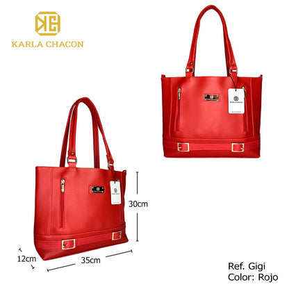 Bolso Dama Karla Chacon Gigi Rojo