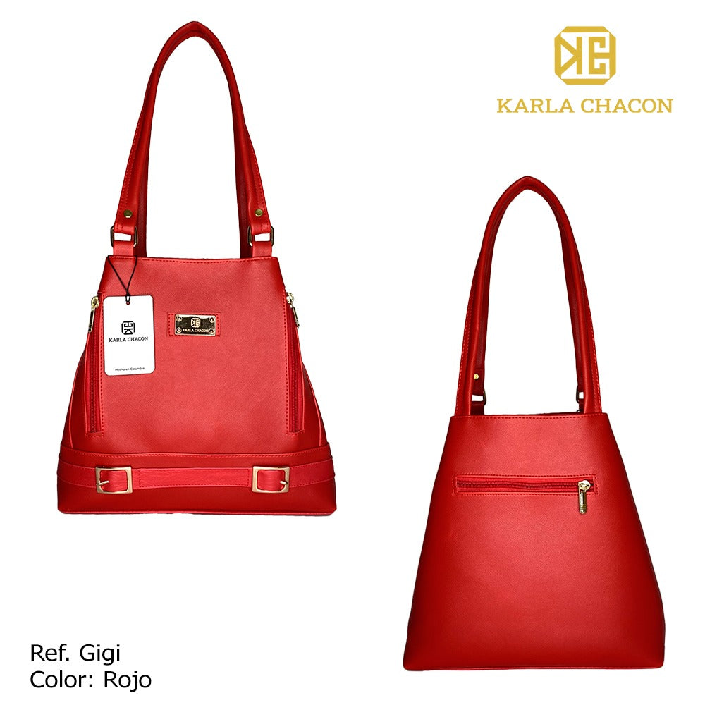 Bolso Dama Karla Chacon Gigi Rojo