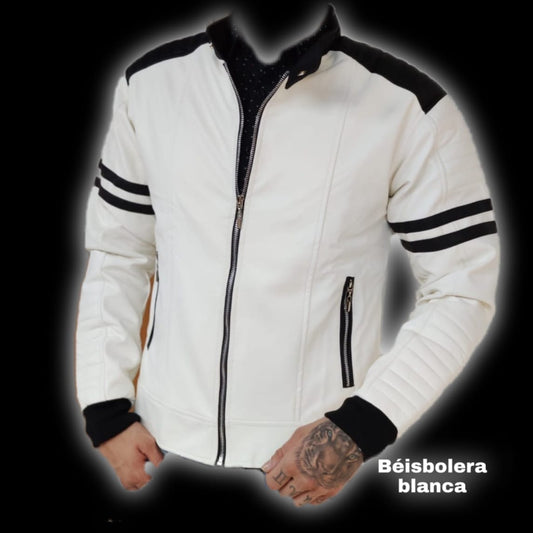 Beisbolera en cuero textil caballero T14