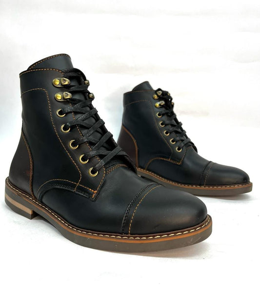 Botas Para Caballero En Cuero