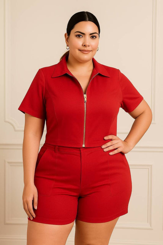 Conjunto shorts  y chaqueta X103