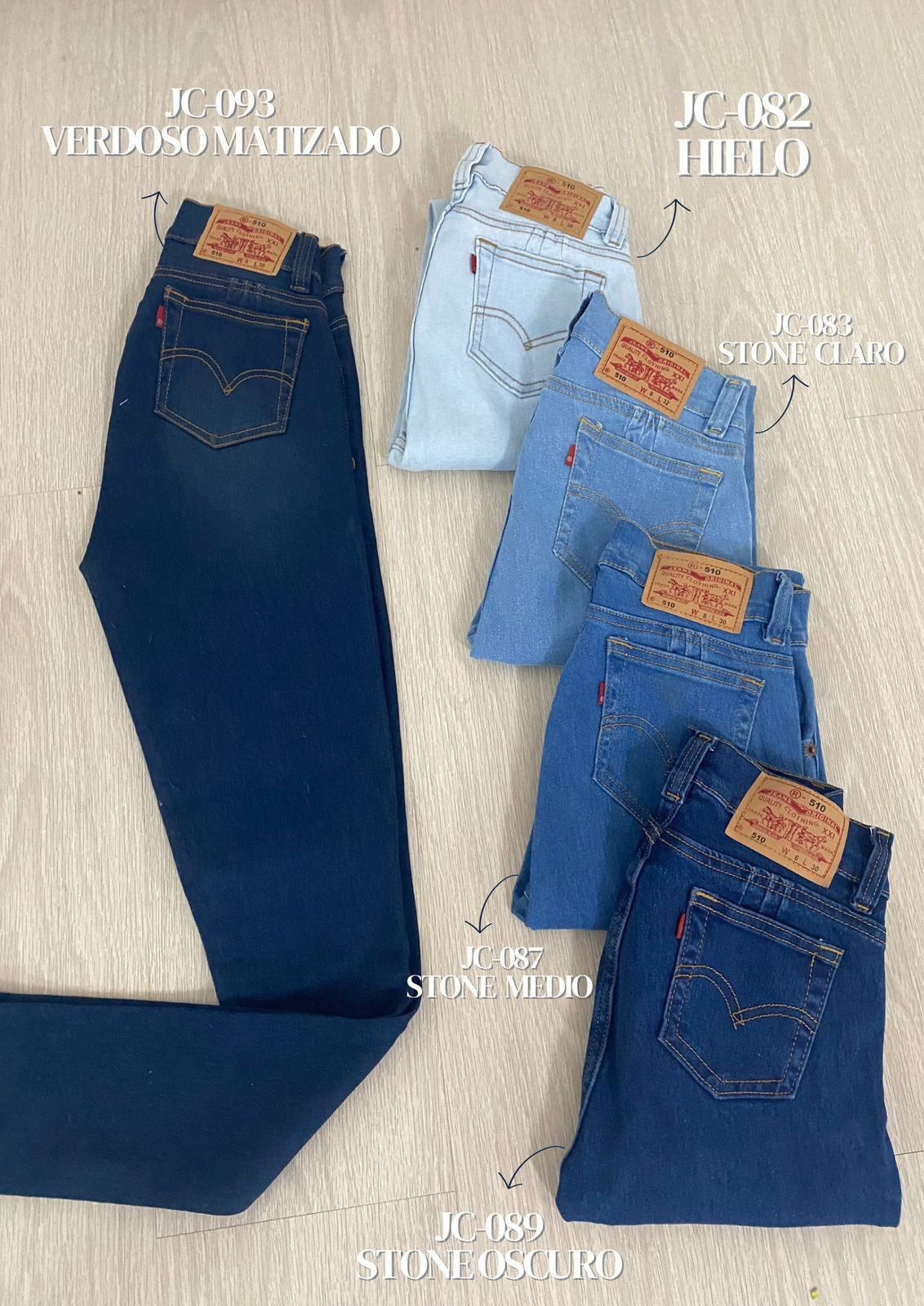 Jeans tipo Levis Ochentero H6A