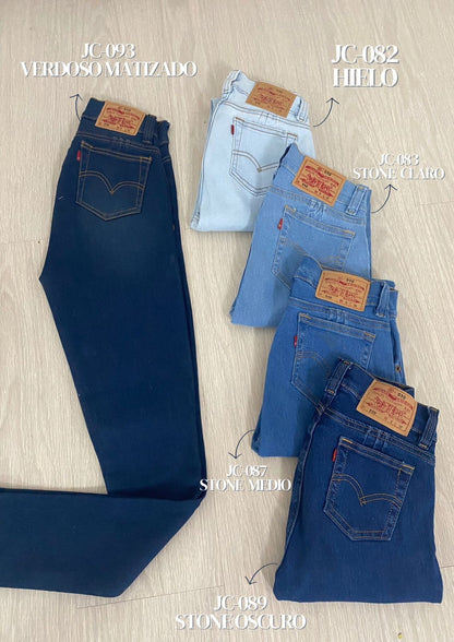 Jeans tipo Levis Ochentero H6A